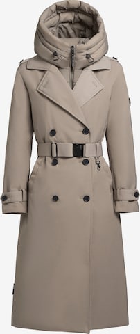 pilka khujo Demisezoninis paltas ' ELENA ': priekis