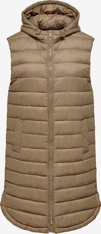 Gilet 'MELODY' di ONLY in marrone: frontale