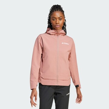 ADIDAS TERREX Outdoorjacke in Pink: Vorderseite