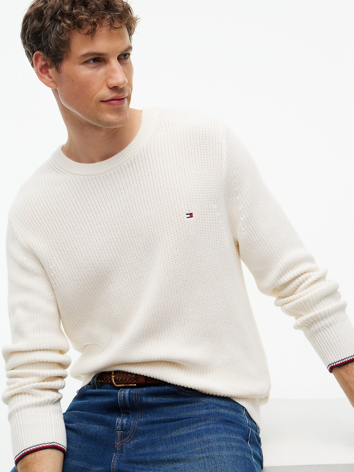 Pull-over TOMMY HILFIGER en beige