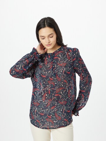 Lindex Blus i blå: framsida
