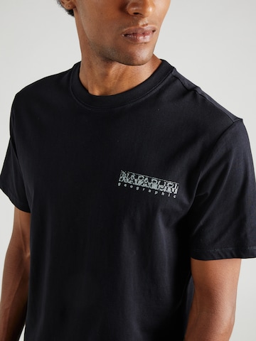 NAPAPIJRI Shirt 'S-TURRACH' in Zwart