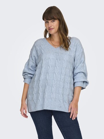 ONLY Carmakoma Sweater 'JEANETT' in Blue: front