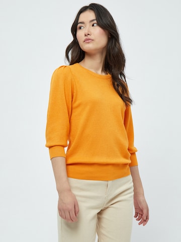 Pullover 'Tana' di Peppercorn in arancione: frontale