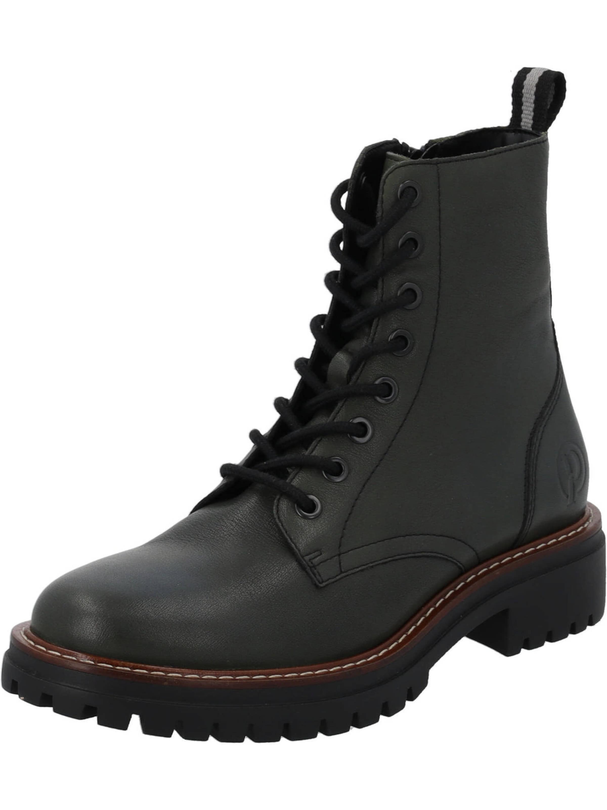 Palado Ботинки на шнуровке 'Mileans' в Зеленый: спереди