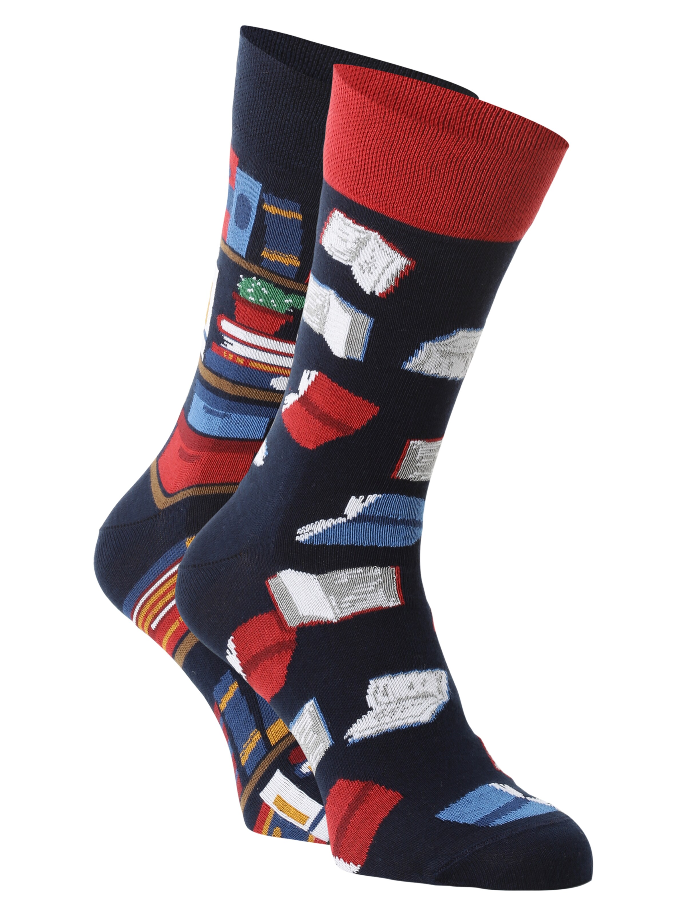 Many Mornings Socks in Blue: front
