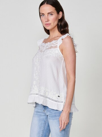 KOROSHI Bluse in Weiß