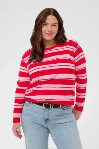 KAFFE CURVE Shirt 'Winni' in Rot: Vorderseite