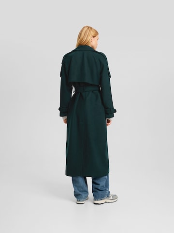 Manteau mi-saison Bershka en vert