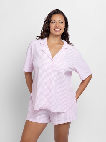 Pantaloni de pijama de la Dorina pe alb