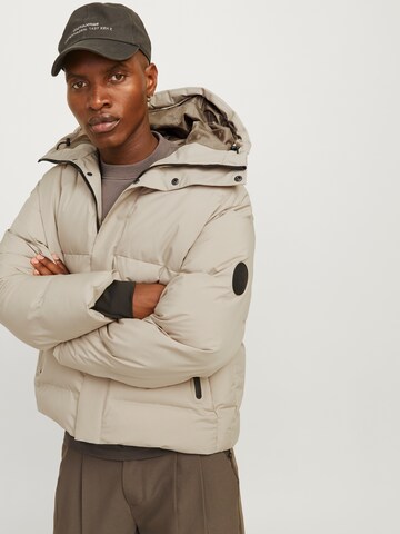 JACK & JONES Vinterjakke 'JCOAlpha' i beige