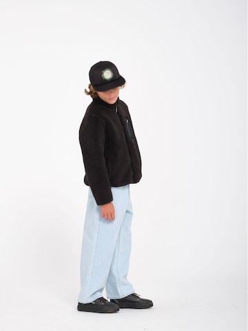 Volcom Fleece jas 'Muzzer Fuzzar' in Zwart