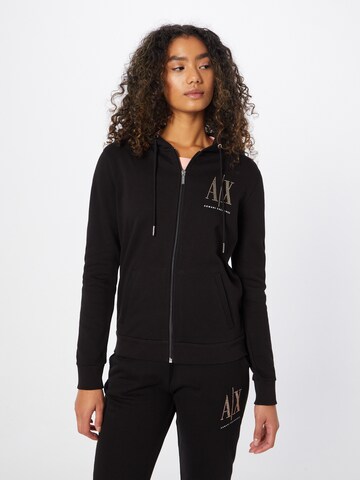 ARMANI EXCHANGE Sweatshirt in Black: front