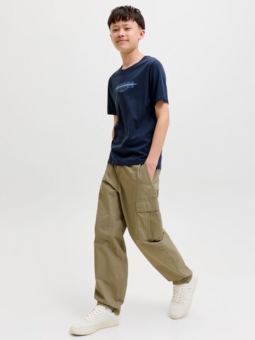 Jack & Jones Junior Regular Trousers 'JPStevan Crisp' in Green