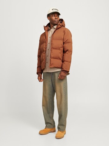 JACK & JONES Winter jacket 'JJPayne' in Brown