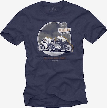 MAKAYA Shirt in Blau: Vorderseite