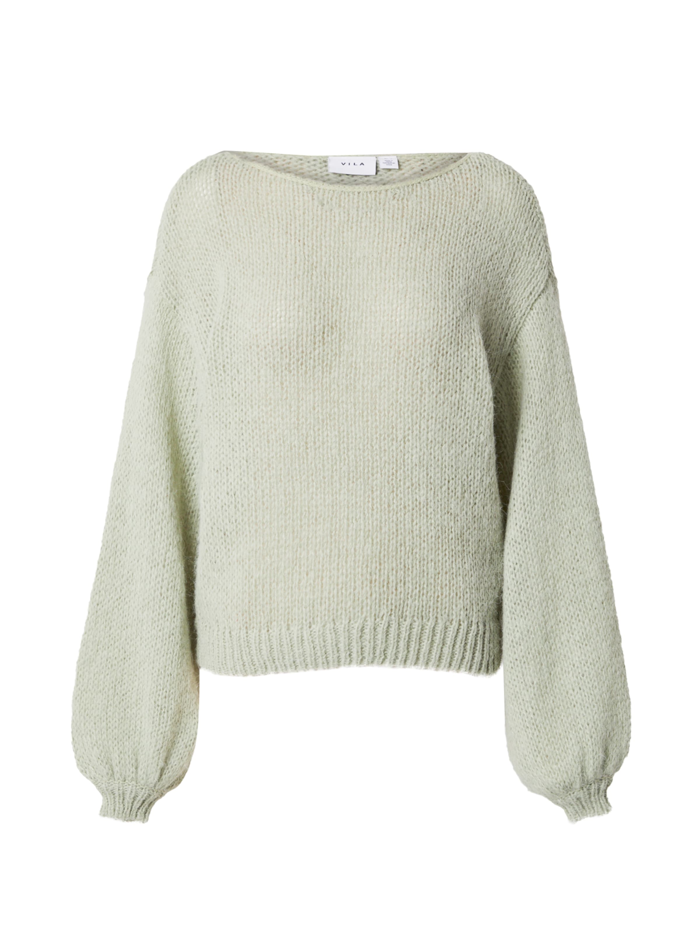 VILA Свитер 'Choca' в Зеленый: спереди