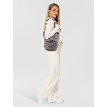 Campomaggi Schoudertas 'Filodendro' in Grijs