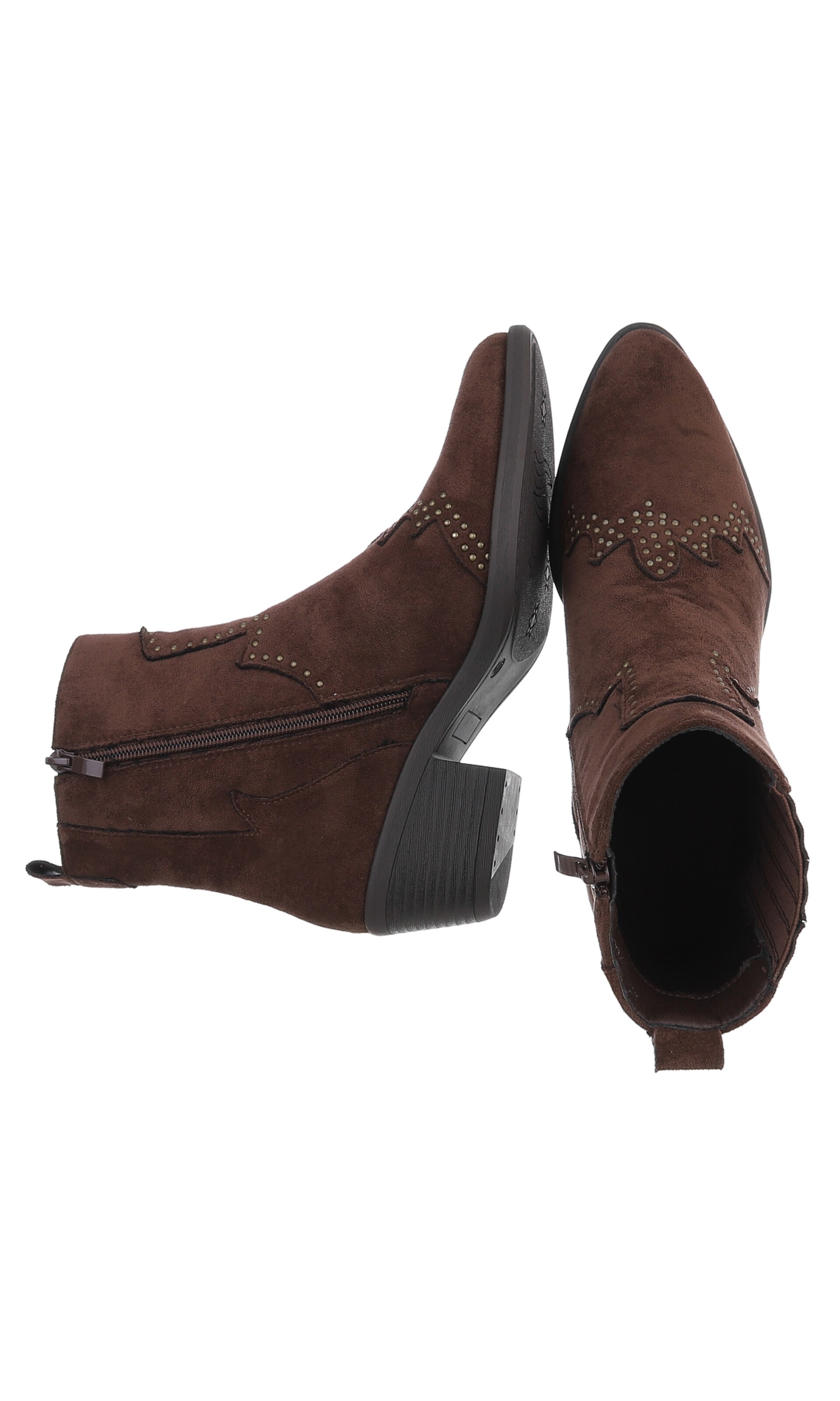 Ital-Design Stiefelette in Braun