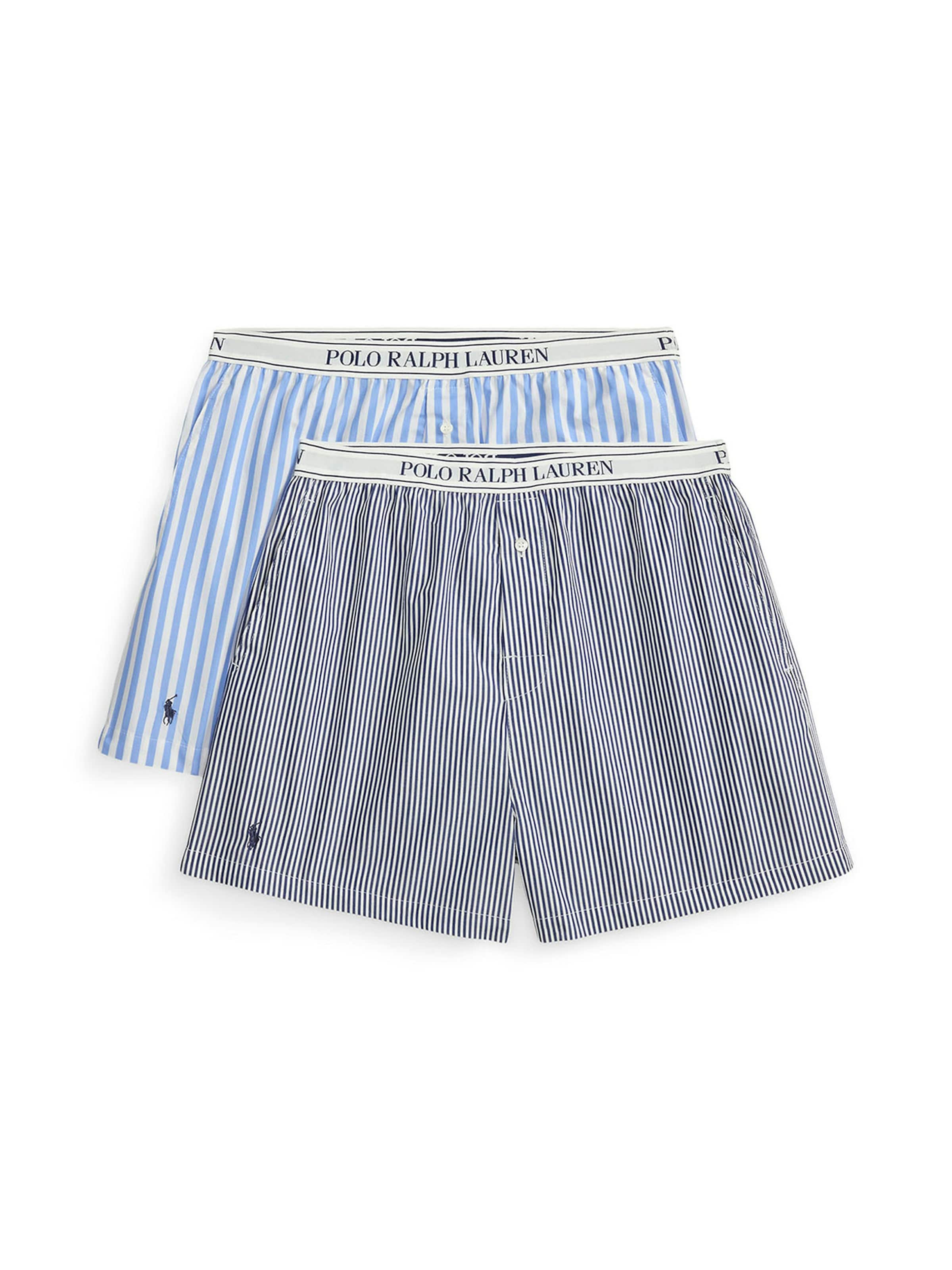 Shorty ' Shirting Stripes ' Polo Ralph Lauren en bleu : devant