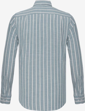 DENIM CULTURE Regular fit Overhemd ' ELDIN ' in Groen