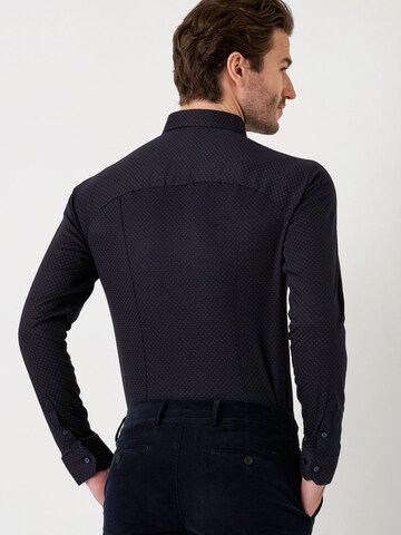 DESOTO Slim fit Overhemd in Blauw