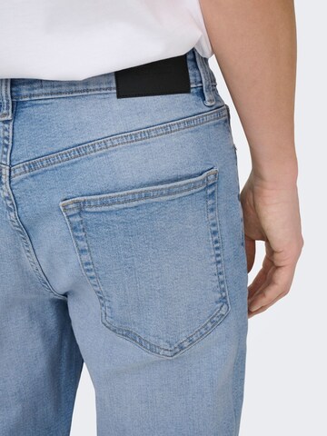 Only & Sons regular Jeans 'ONSYoke' i blå