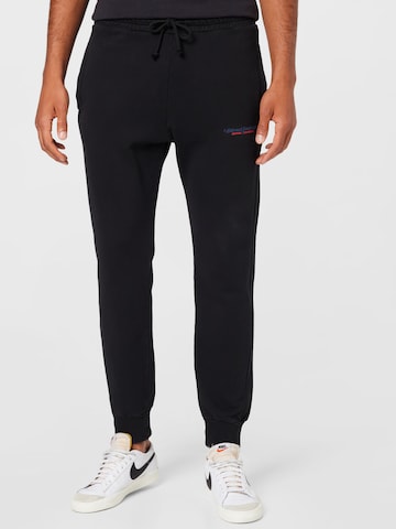 DIESEL Tapered Broek 'TARY' in Zwart: voorkant