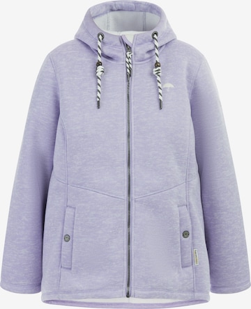 Schmuddelwedda Fleece Jacket in Purple: front