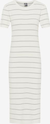 DreiMaster Maritim Knitted dress in White: front