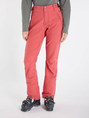 PROTEST Slim fit Workout Pants 'LOLE' in Red: front