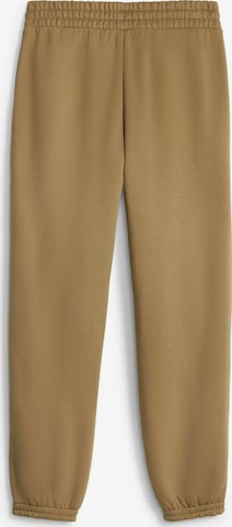 PUMA Ozke Športne hlače | rjava barva