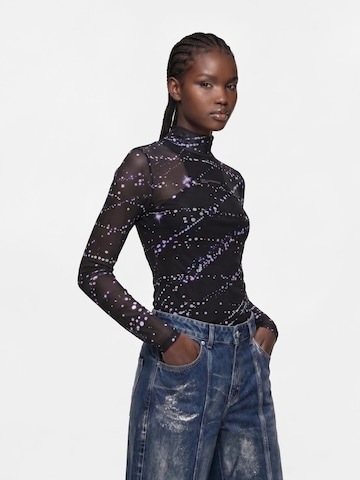 KARL LAGERFELD JEANS Tričko – černá: přední strana