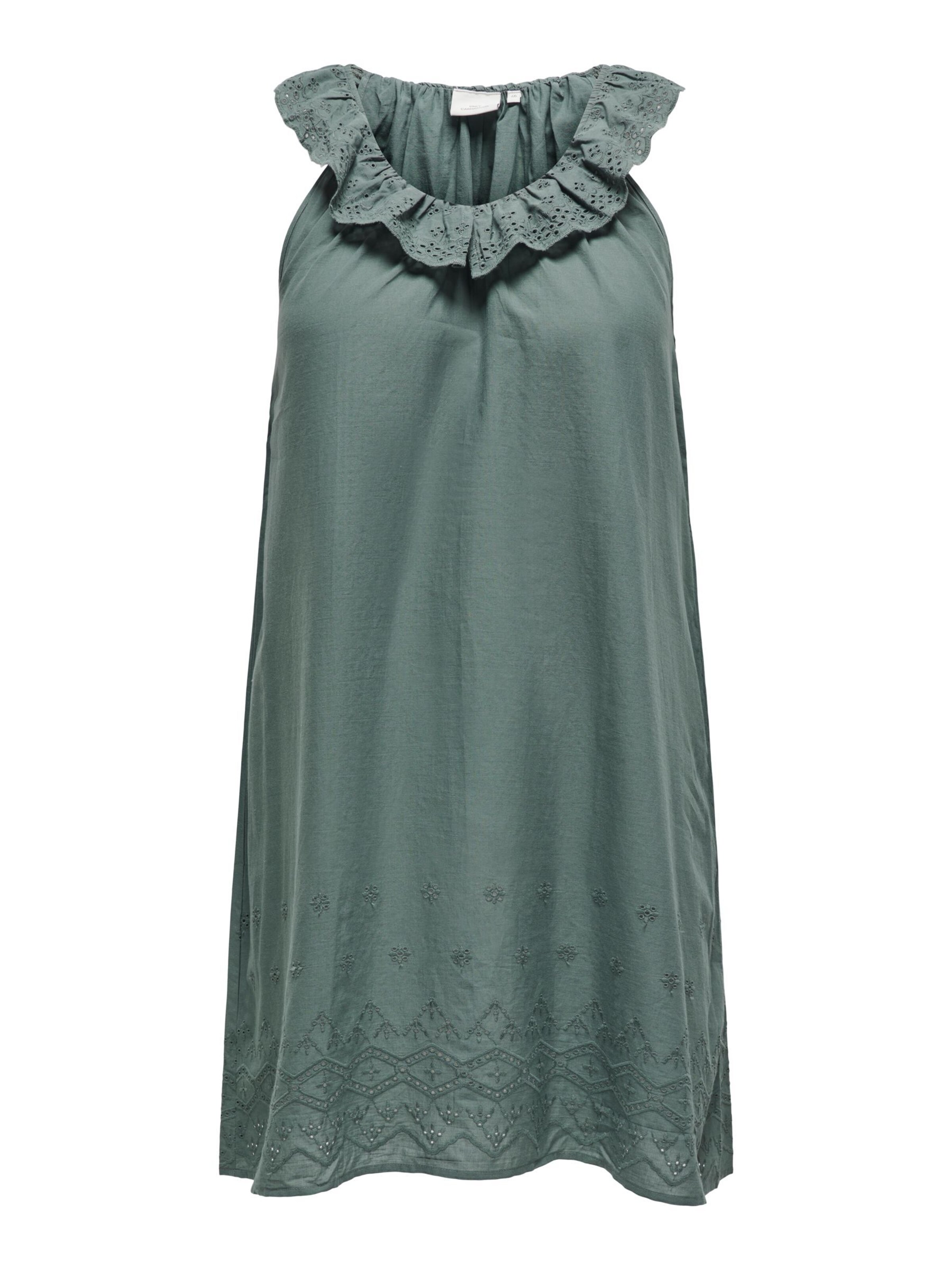 ONLY Carmakoma - Vestido en verde: frente