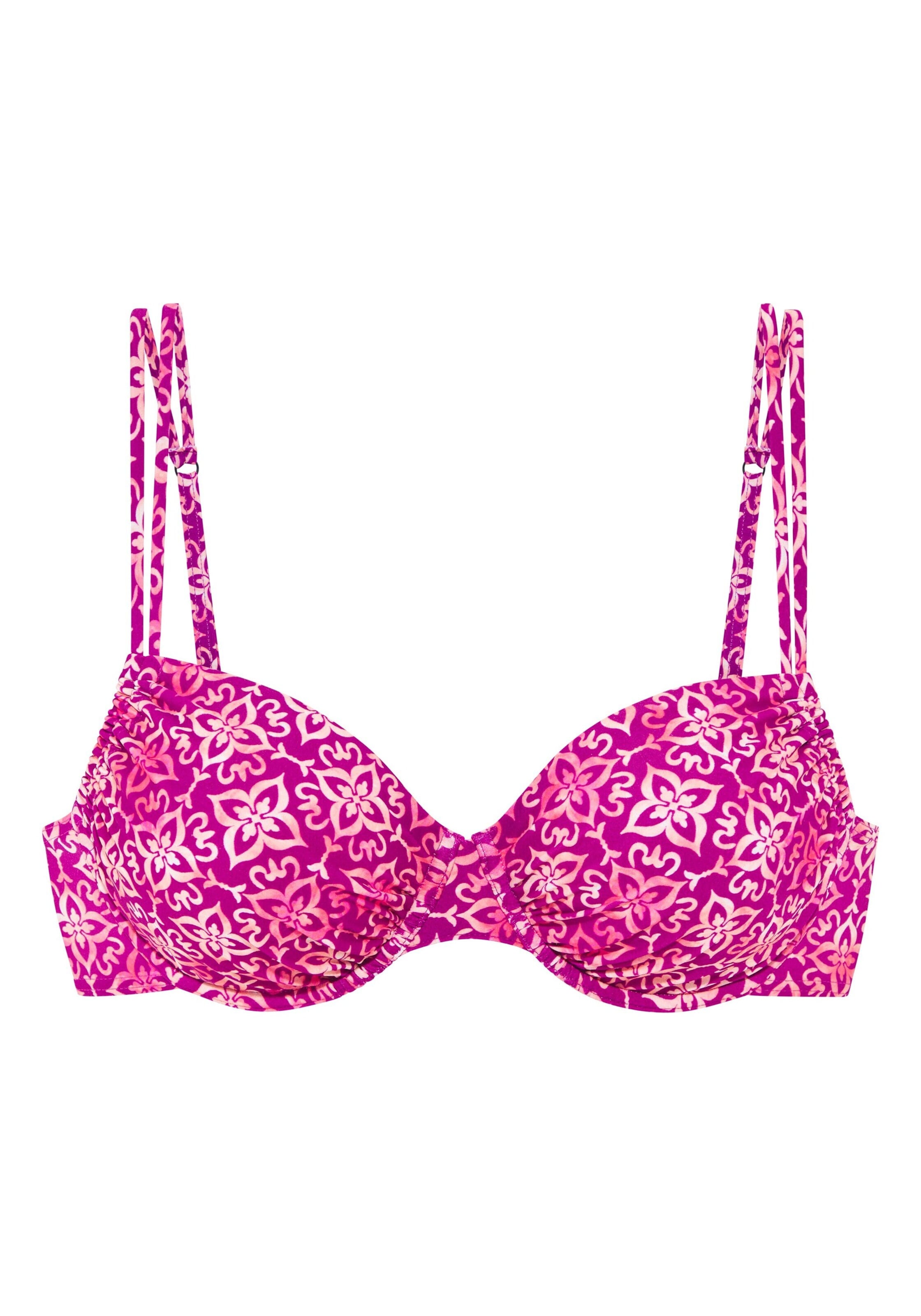 VIVANCE Bikini Top in Red: front