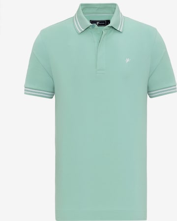 DENIM CULTURE - Camiseta 'ALISTAIR' en verde: frente