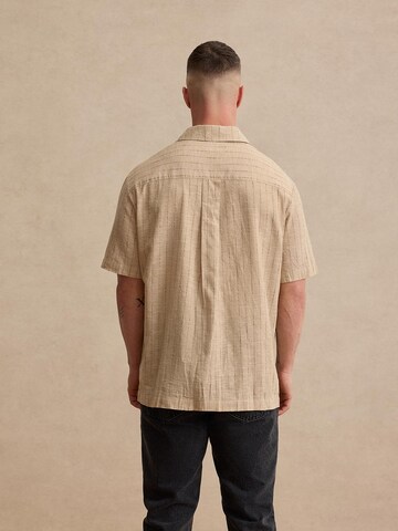 DAN FOX APPAREL Regular fit Overhemd 'Patrick' in Beige