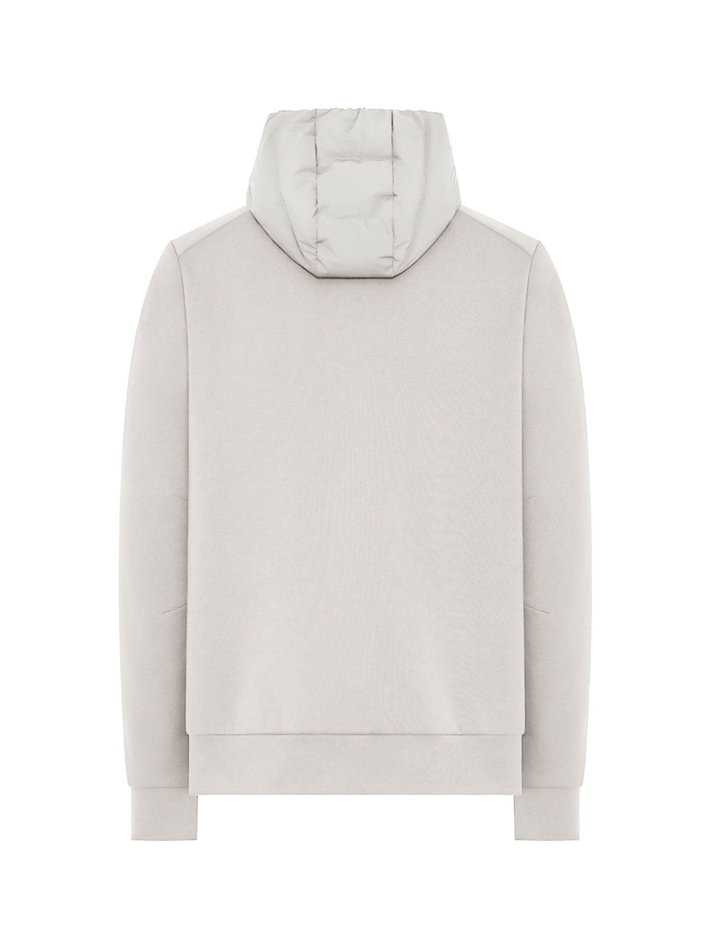 DUNO Winter jacket 'Padded bi-material hooded jacket' in Grey
