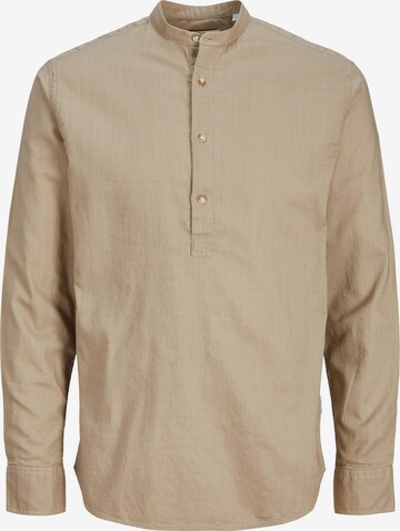 Chemise JACK & JONES en beige : devant