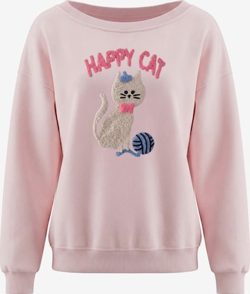 Sweat-shirt MYMO en rose : devant