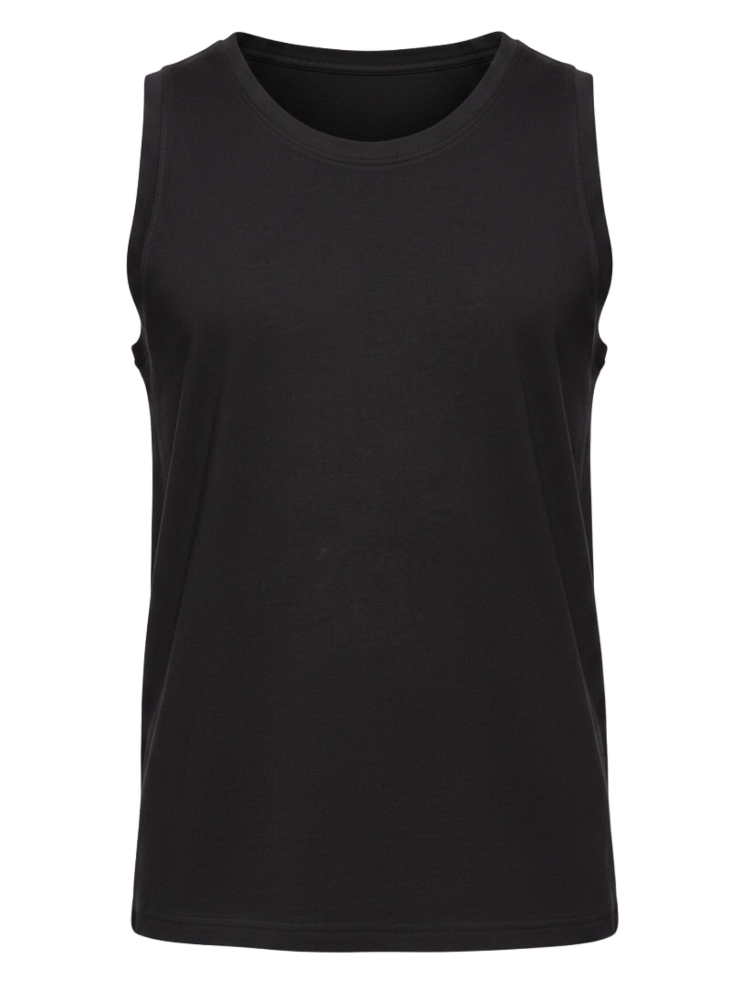 Ombre - Camiseta en negro: frente
