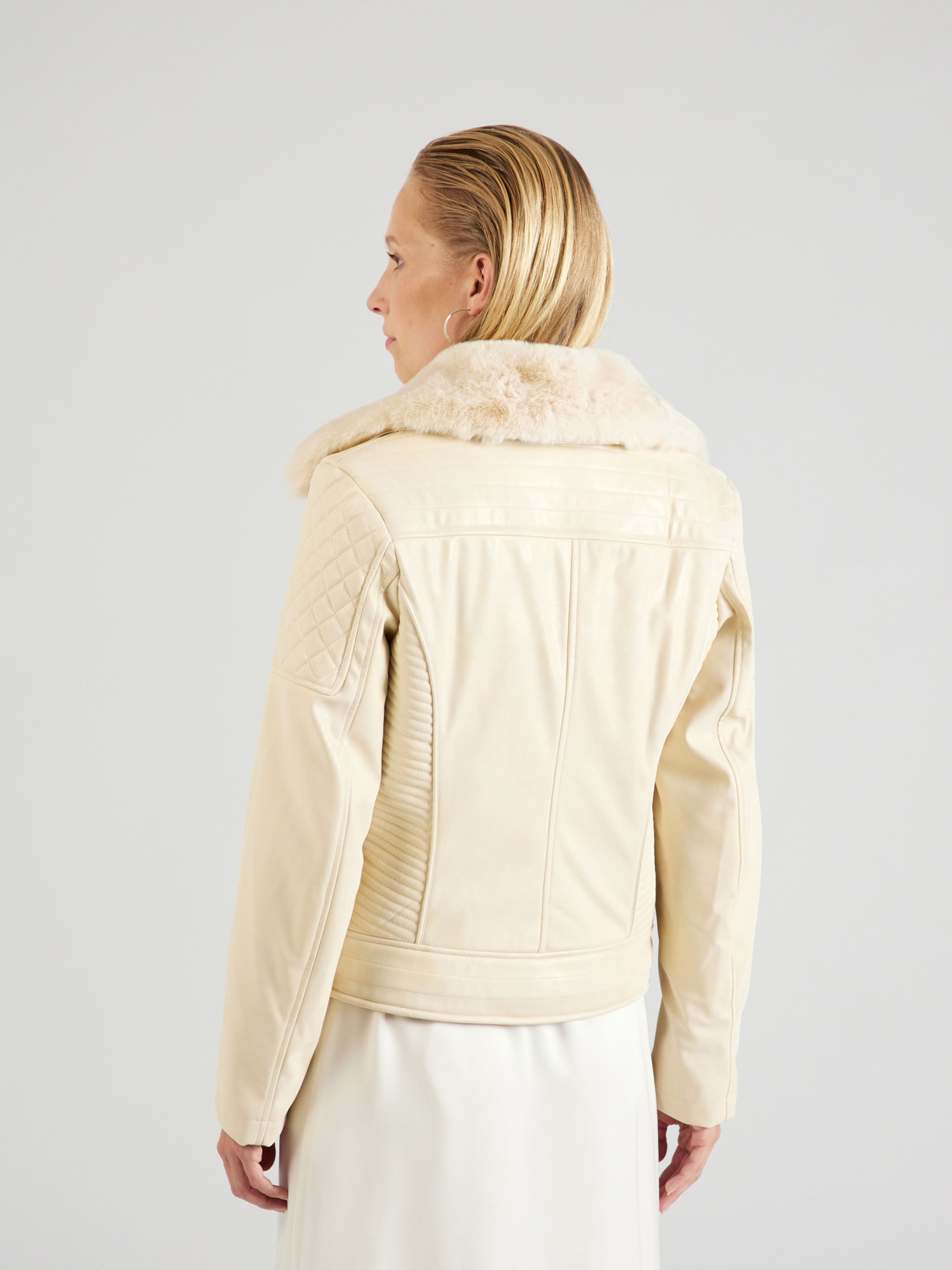 Guess cream cheap jacket