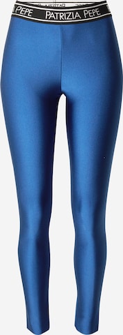 PATRIZIA PEPE Skinny Leggings in Blau: predná strana