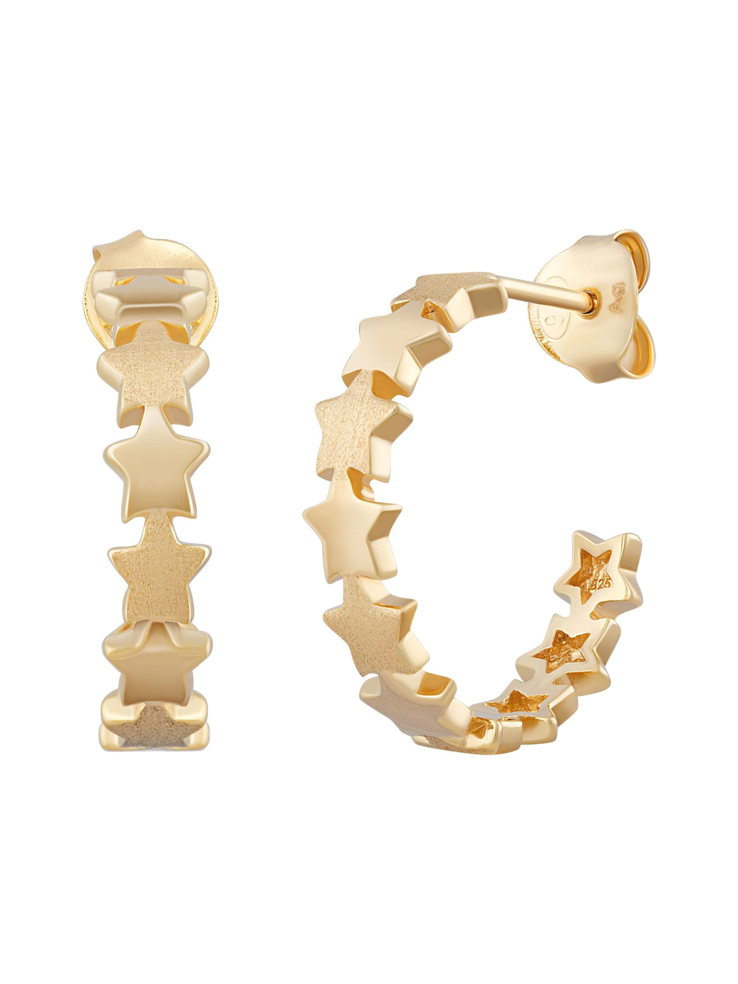 caï Earrings in Gold: front