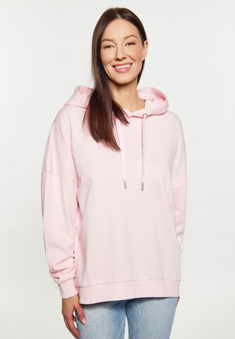 usha BLUE LABEL Sweatshirt in Roze: voorkant