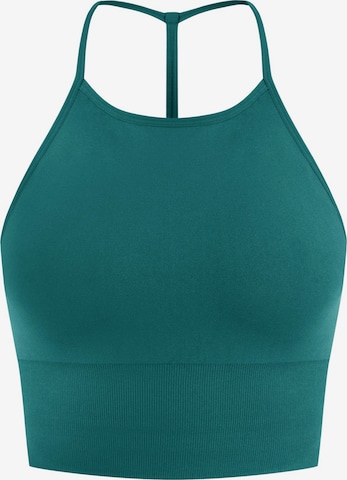 Smilodox Top Maria Solid Strap Light Support in Grün: Vorderseite