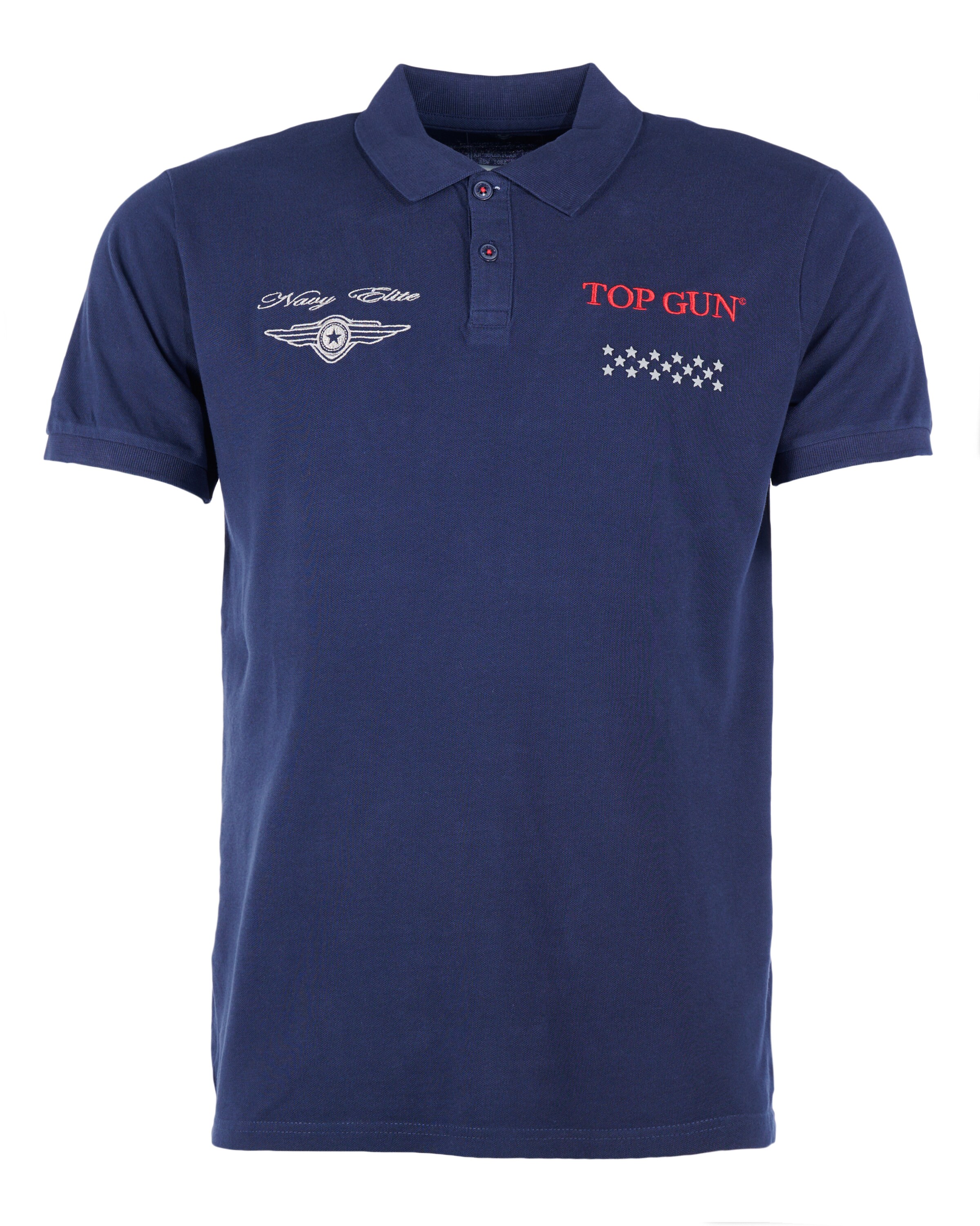 TOP GUN Poloshirt in Blau: Vorderseite
