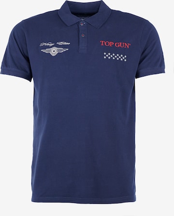 TOP GUN Poloshirt in Blau: predná strana