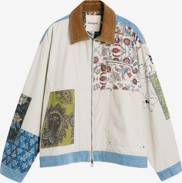 balta Desigual Demisezoninė striukė: priekis