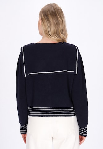 DreiMaster Maritim Knit cardigan in Blue